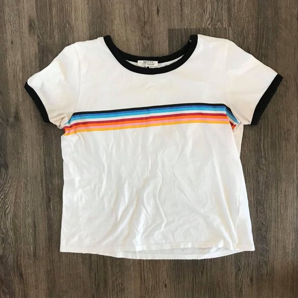 Graphic Tee Rainbow - ** 3/$20 ** - Picture 1 of 2
